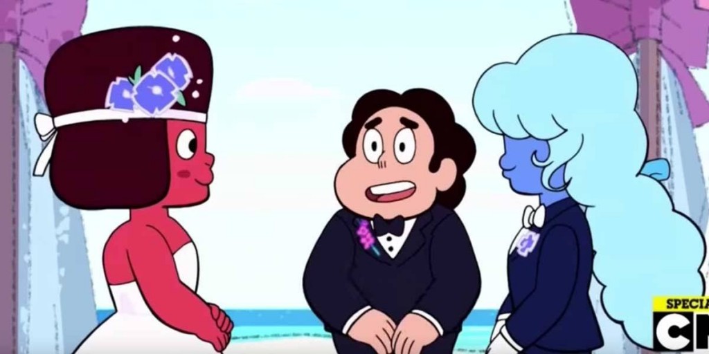 Steven Universo quebra tabu com cena de pedido de casamento LGBT