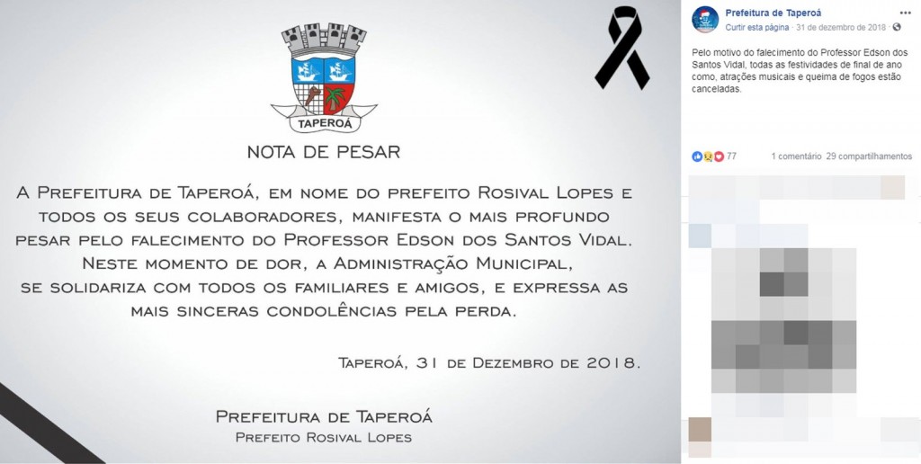 prefeitura taperoa